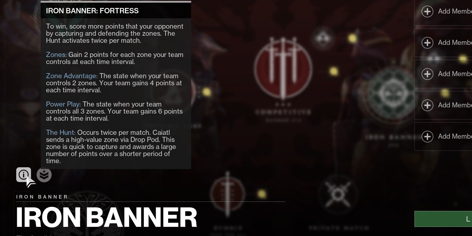Destiny 2 Iron Banner Season 19 Fortress Instructions Screenshot