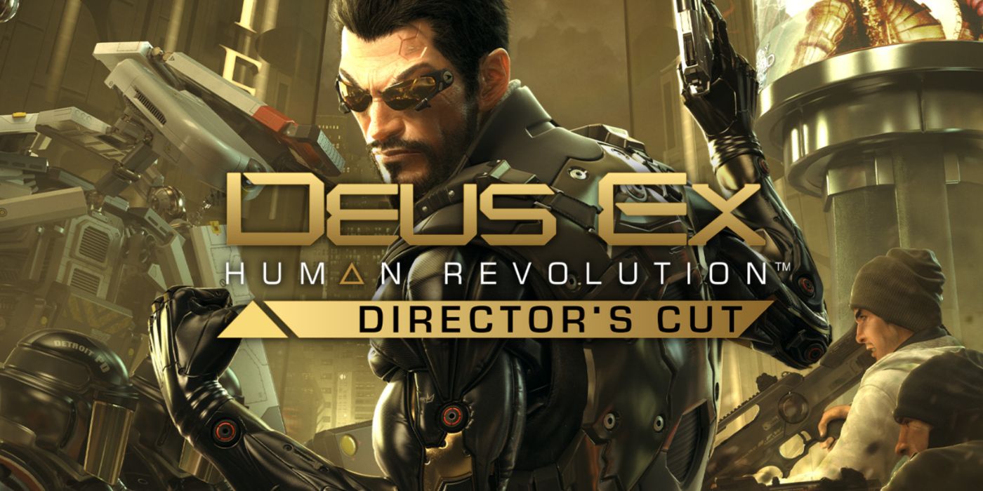 Deus Ex: Human Revolution promo art featuring Adam Jensen.