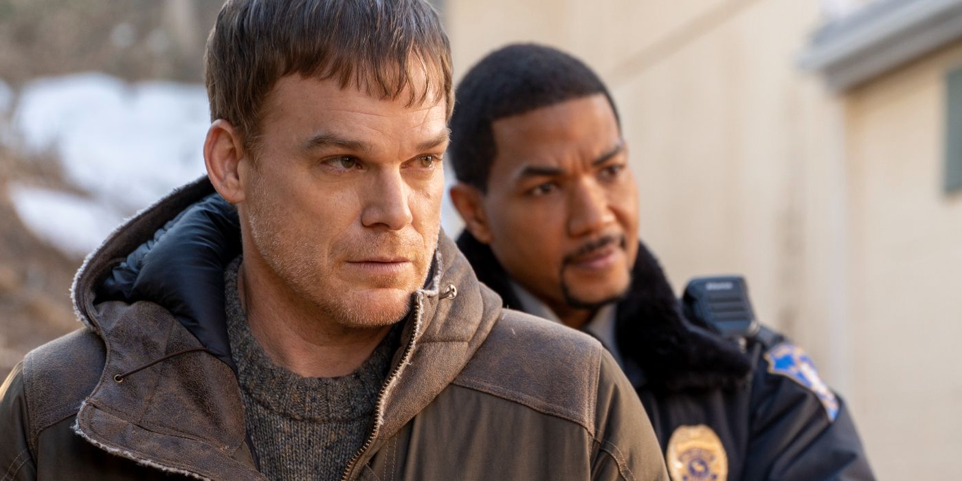 Dexter with a cop in Dexter New Blood