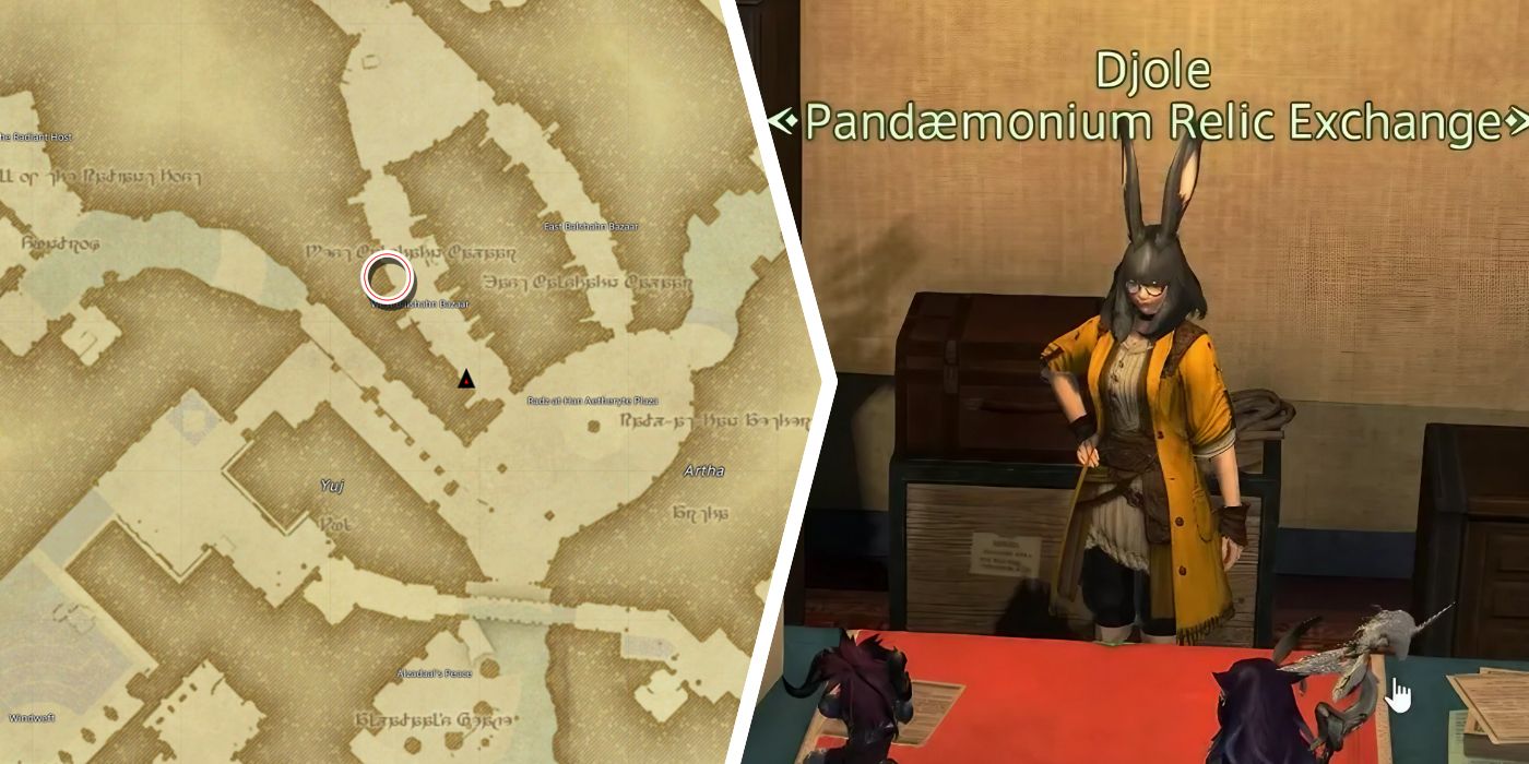 Djole Map Location in Radz-at-Han of Final Fantasy XIV Endwalker