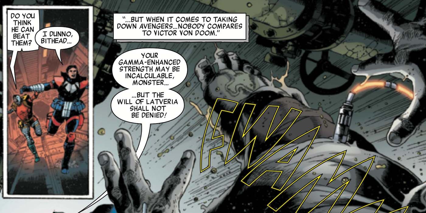 Doctor Doom Savage Avengers Marvel Comics