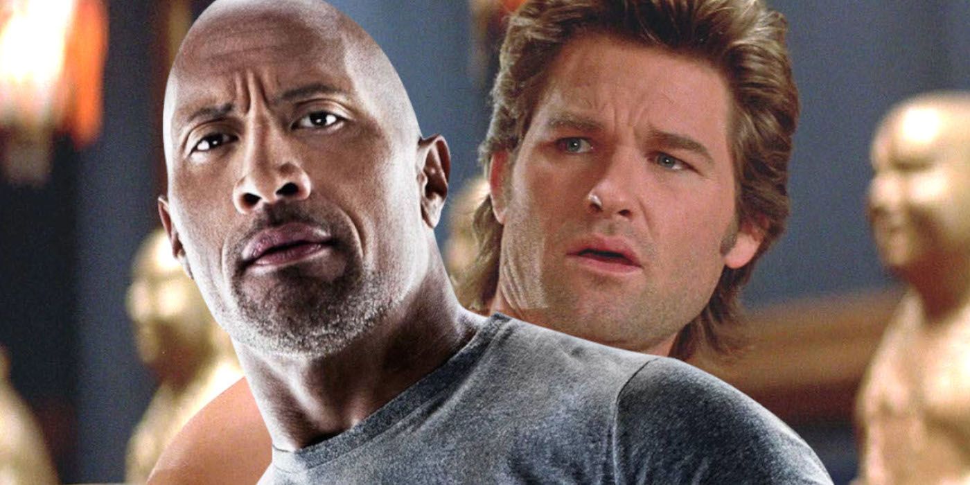 Dwayne Johnson e Kurt Russell grandes problemas em Little China