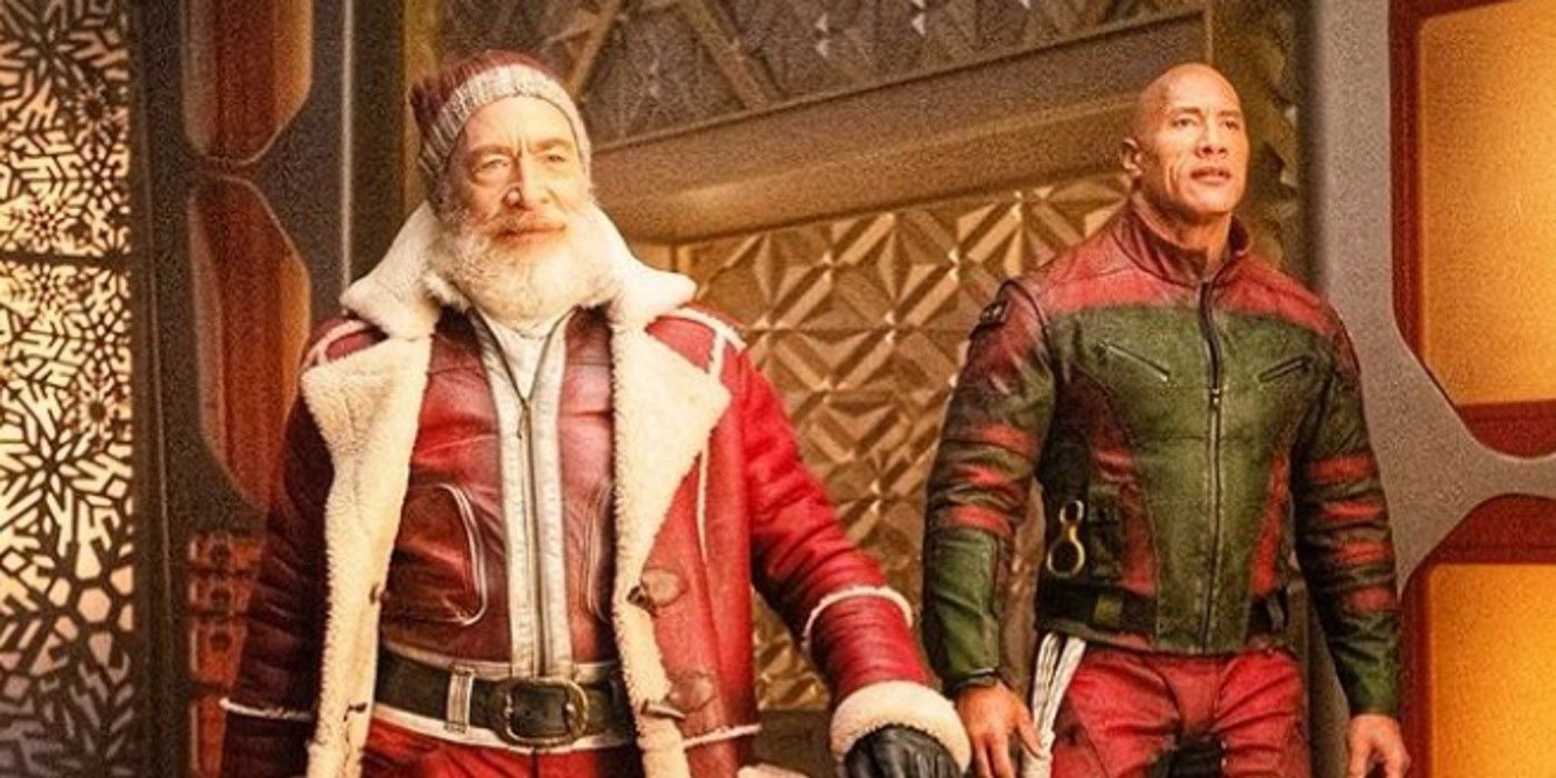 Dwayne Johnson J.K. Simmons as Santa in Red One