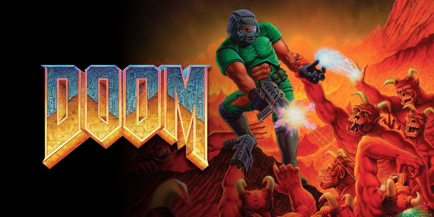 Doom video game cover.