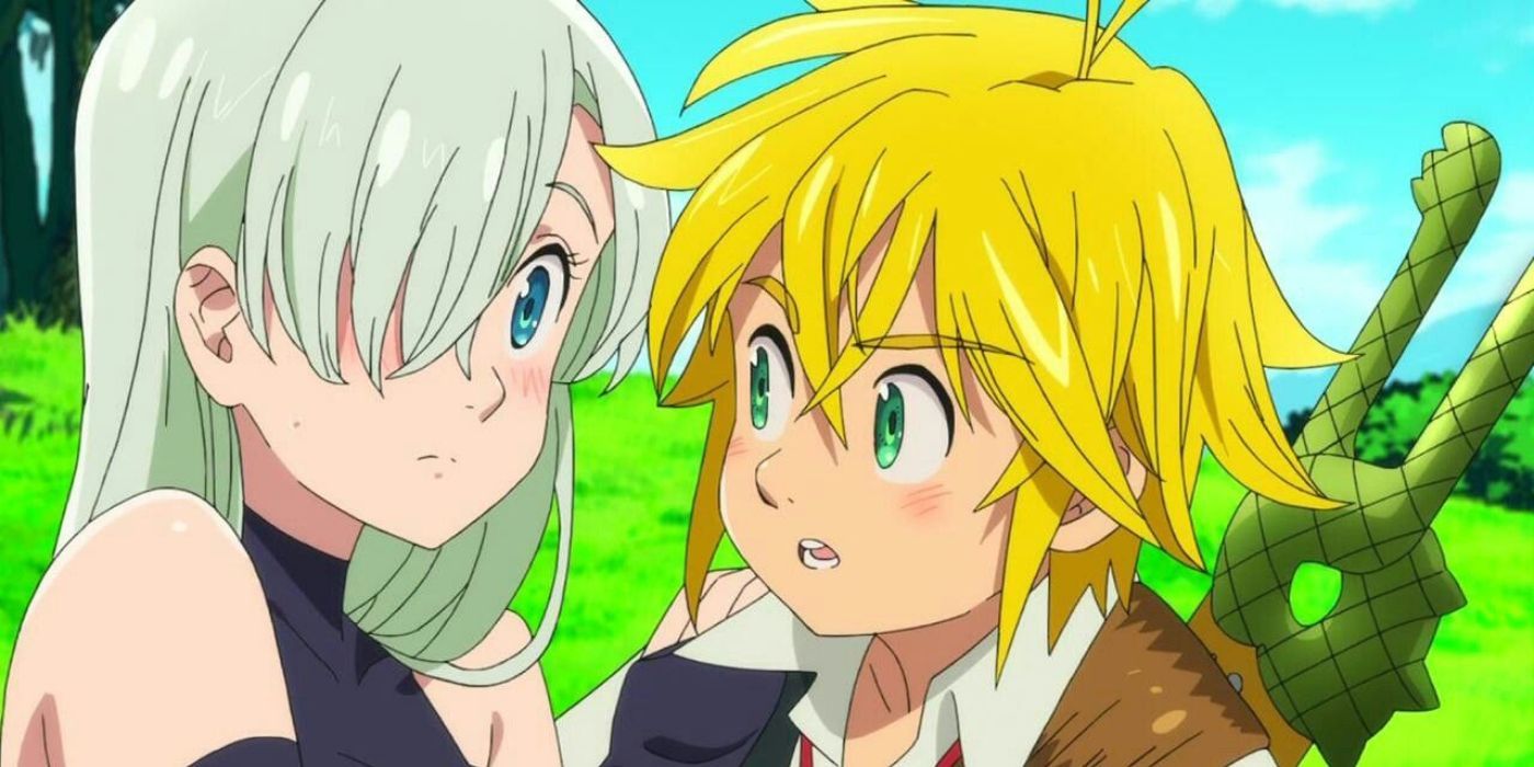 Elizabeth and Meliodas in The Seven Deadly Sins