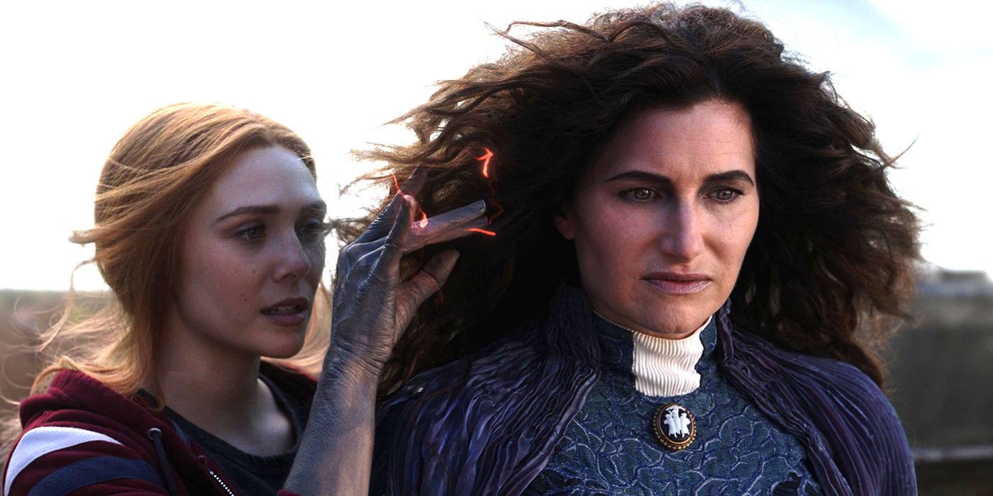 Elizabeth Olsen and Kathryn Hahn in WandaVision