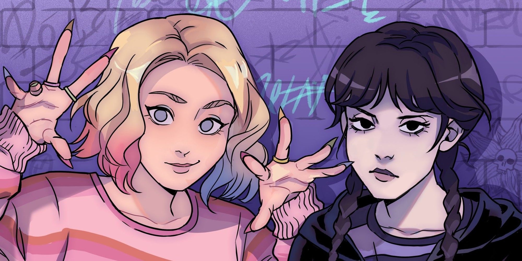 Wednesday & Enid’s Relationship Perfectly Captured In Fan Art