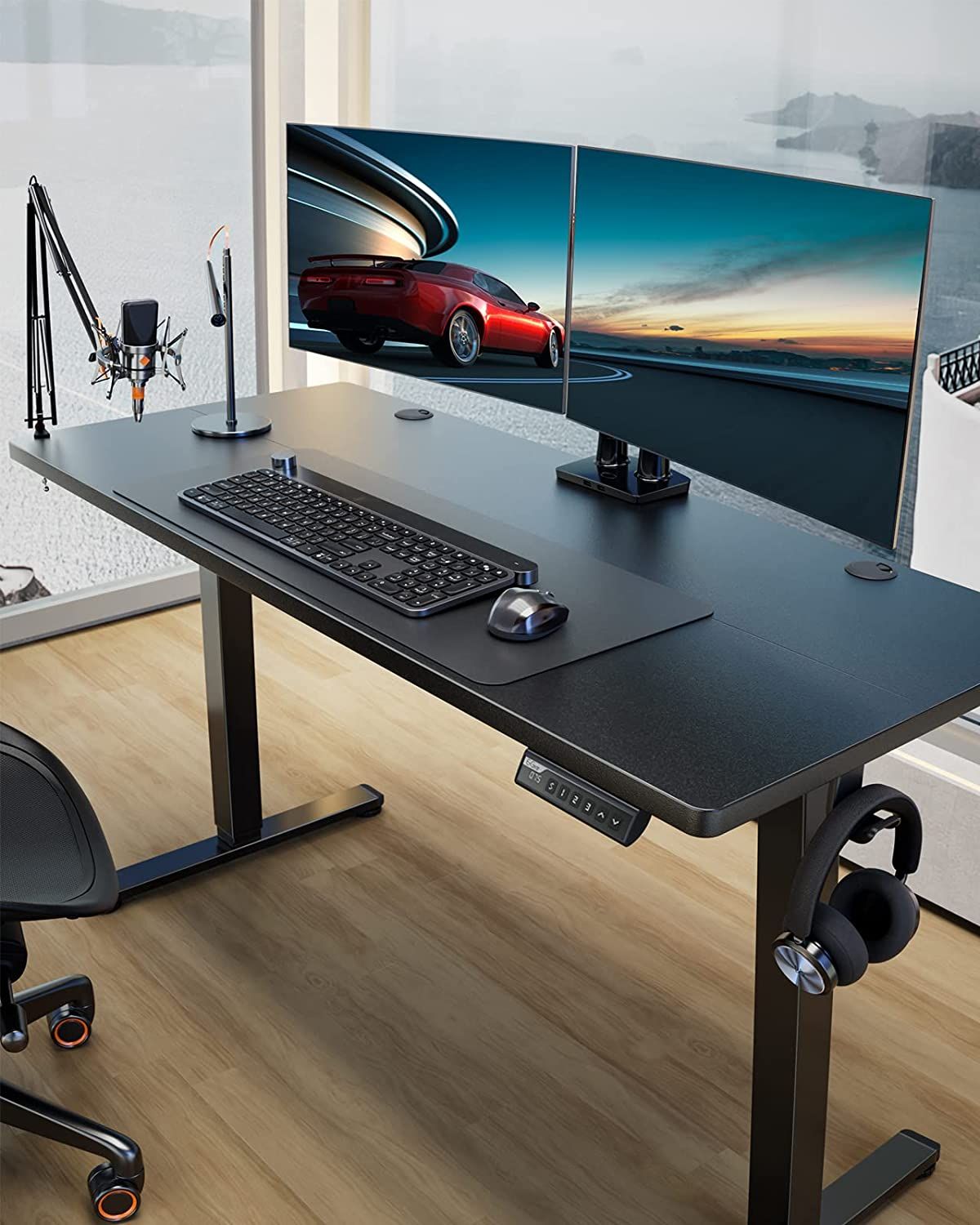 Emanuiel Height Adjustable Standing Gaming Desk