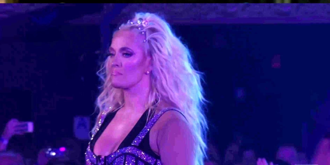 Erika performing on RHOBH