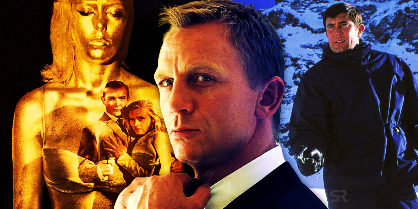 Several different versions of James Bond.