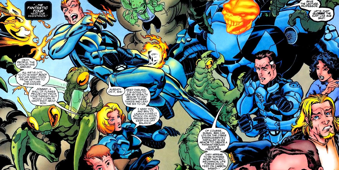 fantastic four reed richards the thing armor mutant x 2