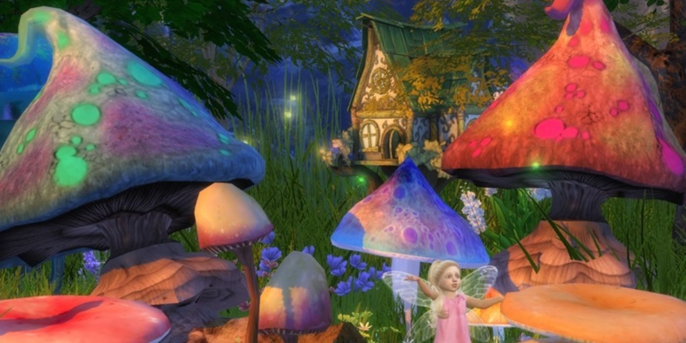 Mod Fantasy Forest no The Sims 4
