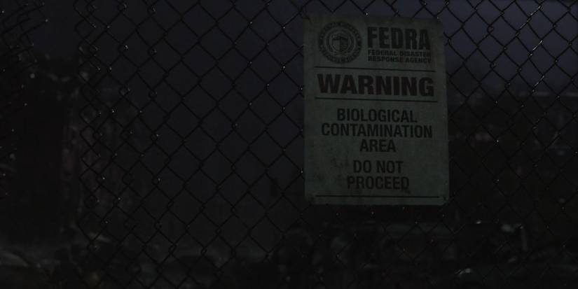 Fedra sign at the edge of Quarantine Zone