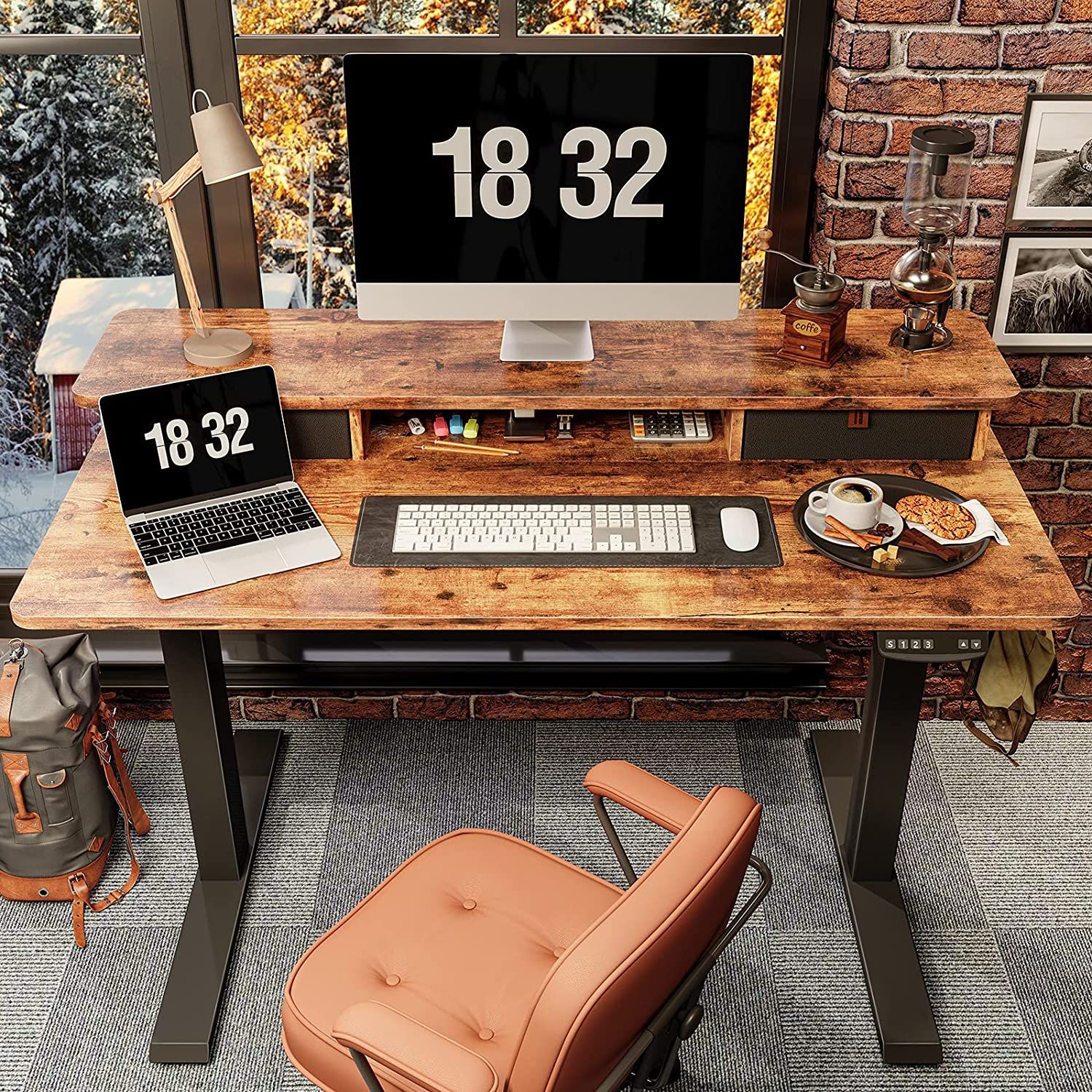 FEZIBO Height Adjustable Electric Standing Desk 3