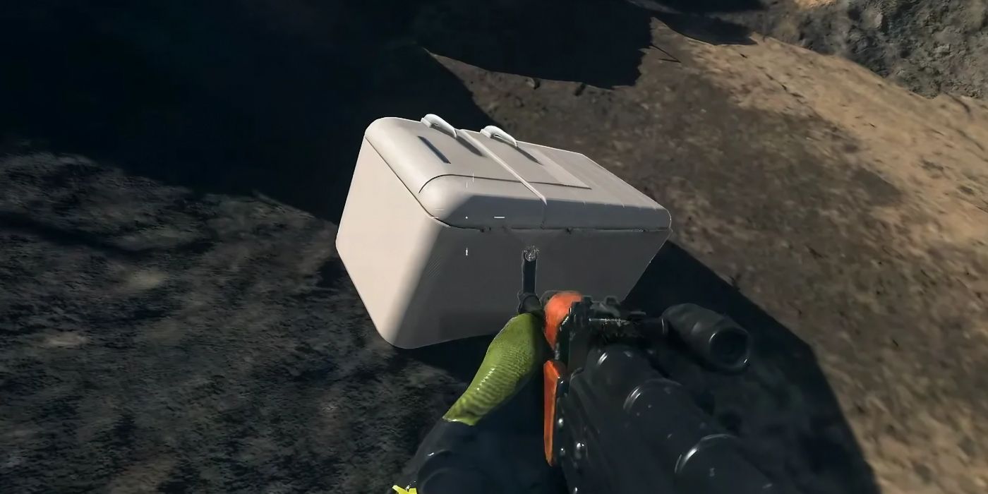 Finding The Retro Runway Fridge in a Crater in Warzone 2 DMZ