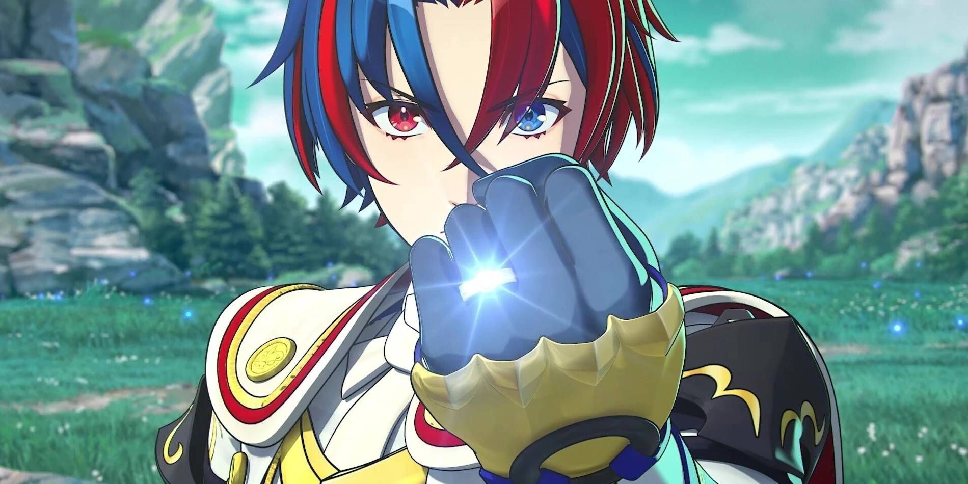 Fire Emblem Engage Protagonist Using Bond Ring for Emblem Summon, Formed from Bond Fragment Item