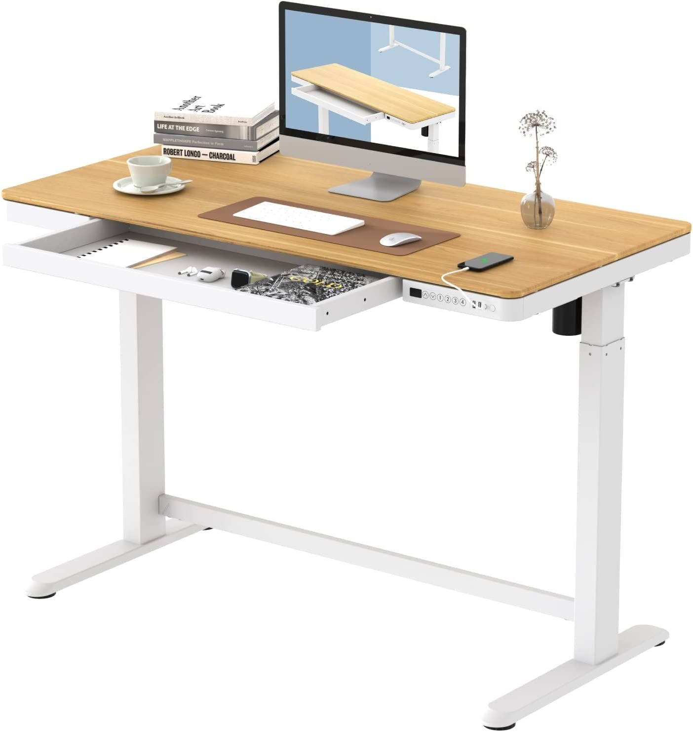 FLEXISPOT EW8 Comhar Electric Standing Desk 1