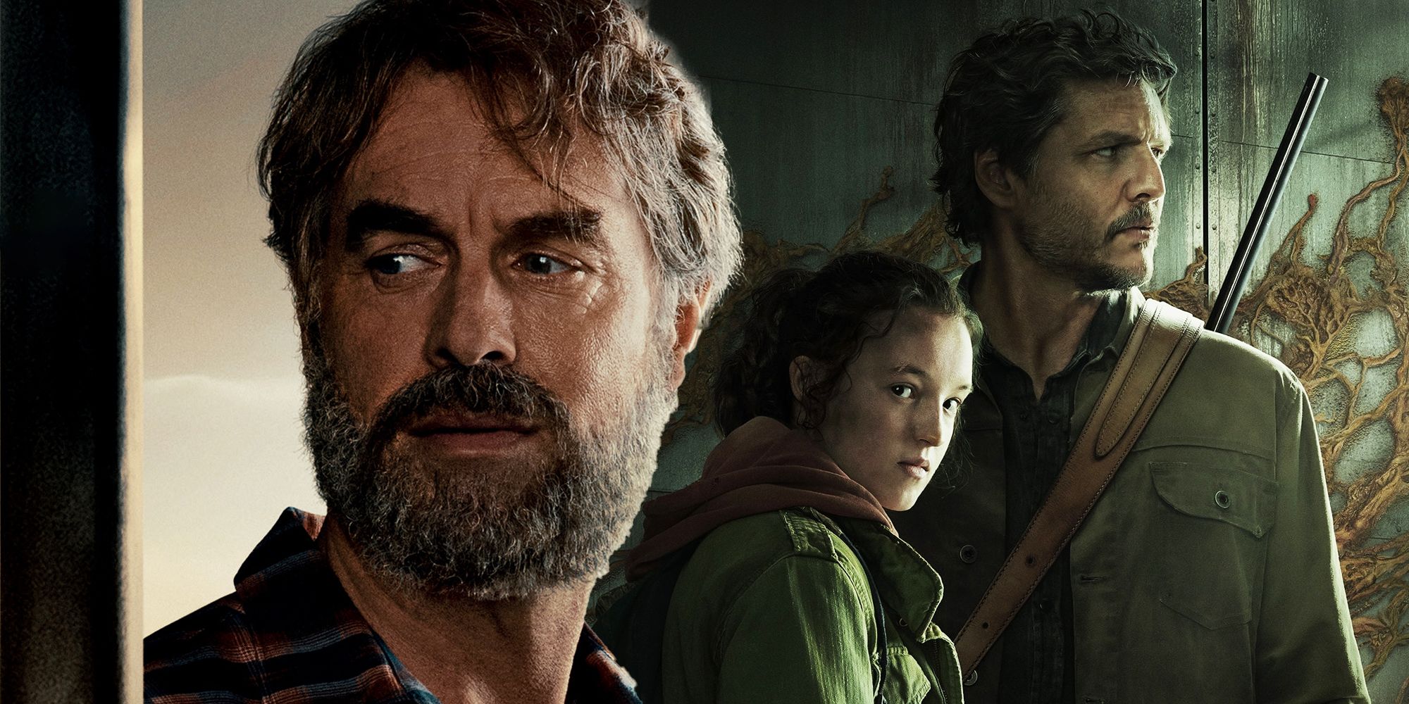 Frank, Joel e Ellie em The Last of Us