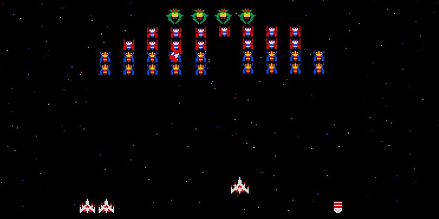 Galaga 1981 gameplay