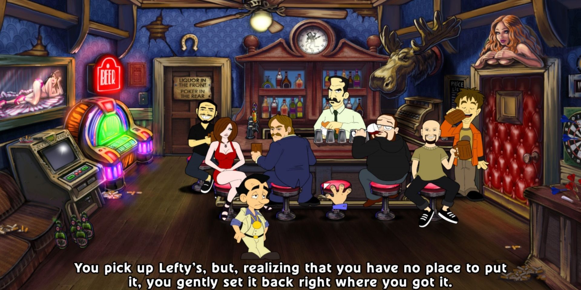 Gameplay from Leisure Suit Larry Reloaded on Steam