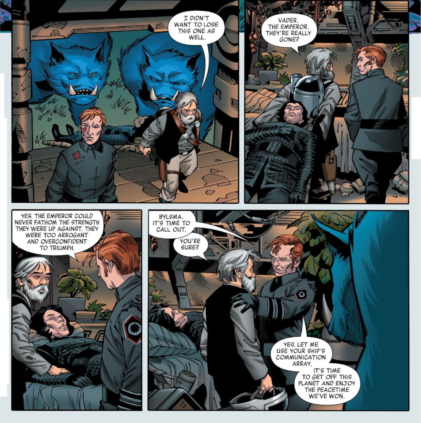 General Hux explica a queda de Palpatine