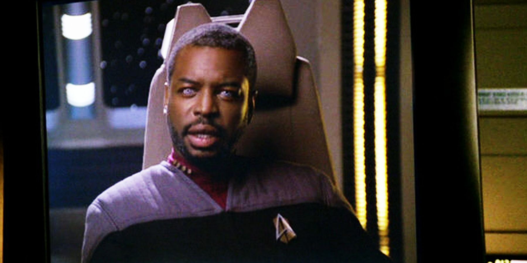 LeVar Burton como Geordi La Forge em Star Trek Voyager