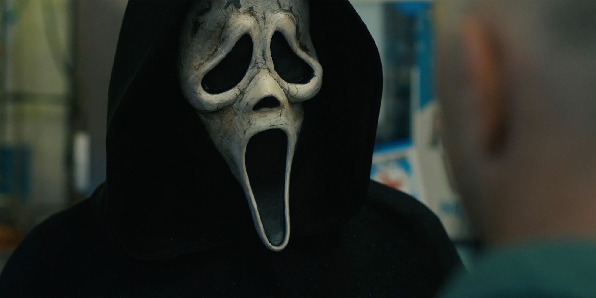 So you know how the Scream movies end with a jump scare image of Ghost Face?  Well the 6th one with him cocking the shot gun is the best one in my