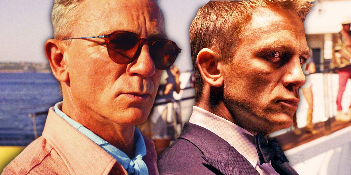 Daniel Craig as Benoit Blanc and James Bond