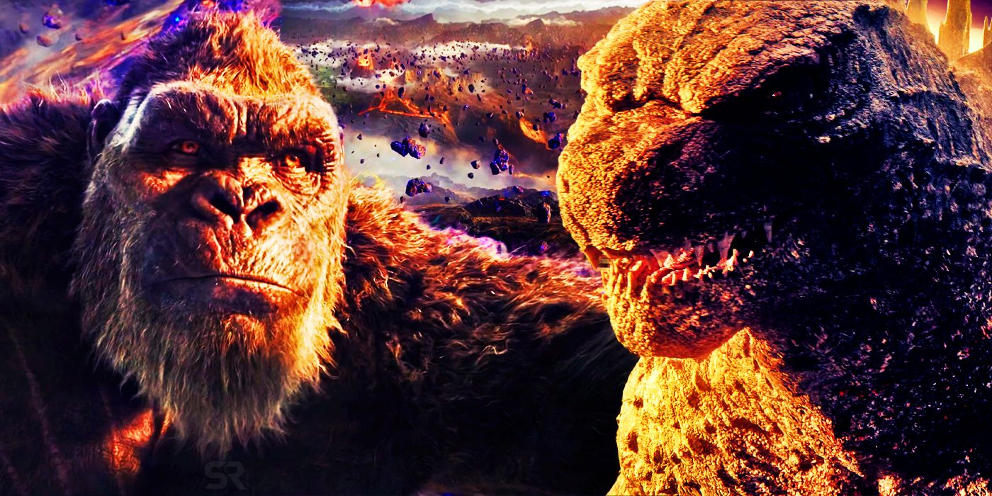 Godzilla and Kong from the MonsterVerse