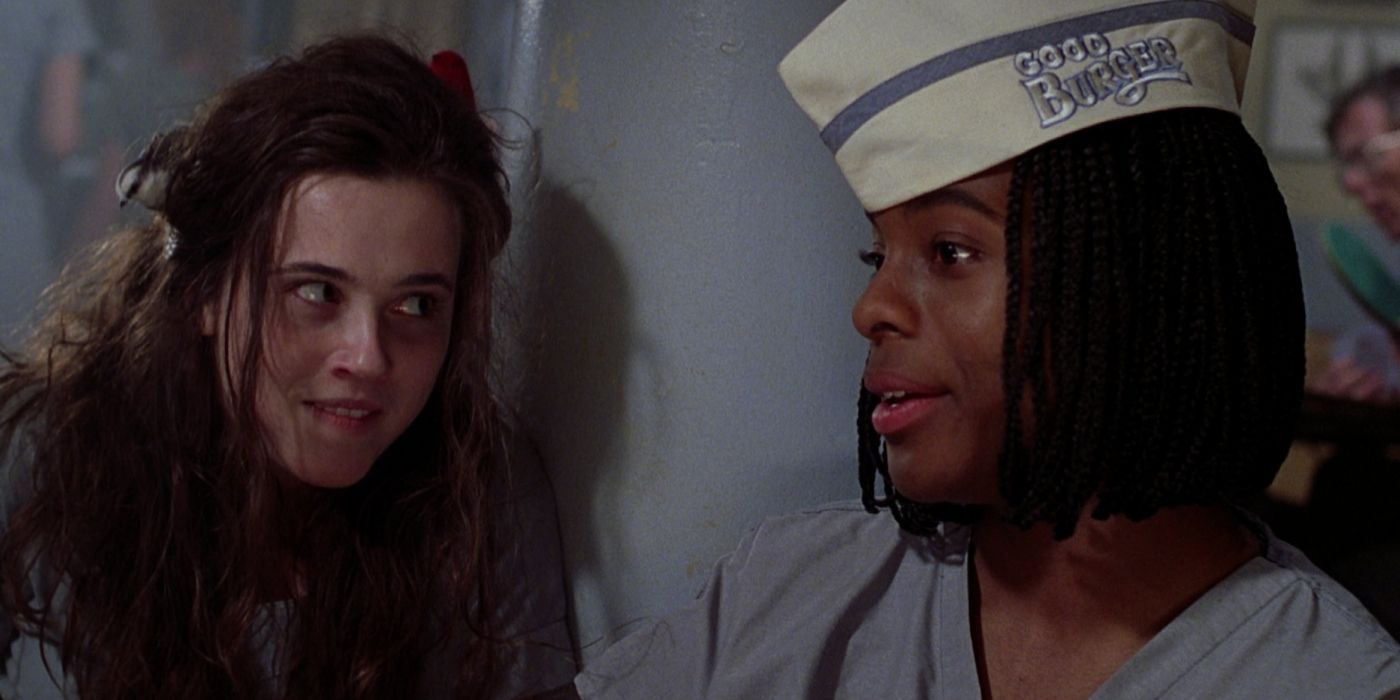 Heather staring at Ed at the hospital in Good Burger