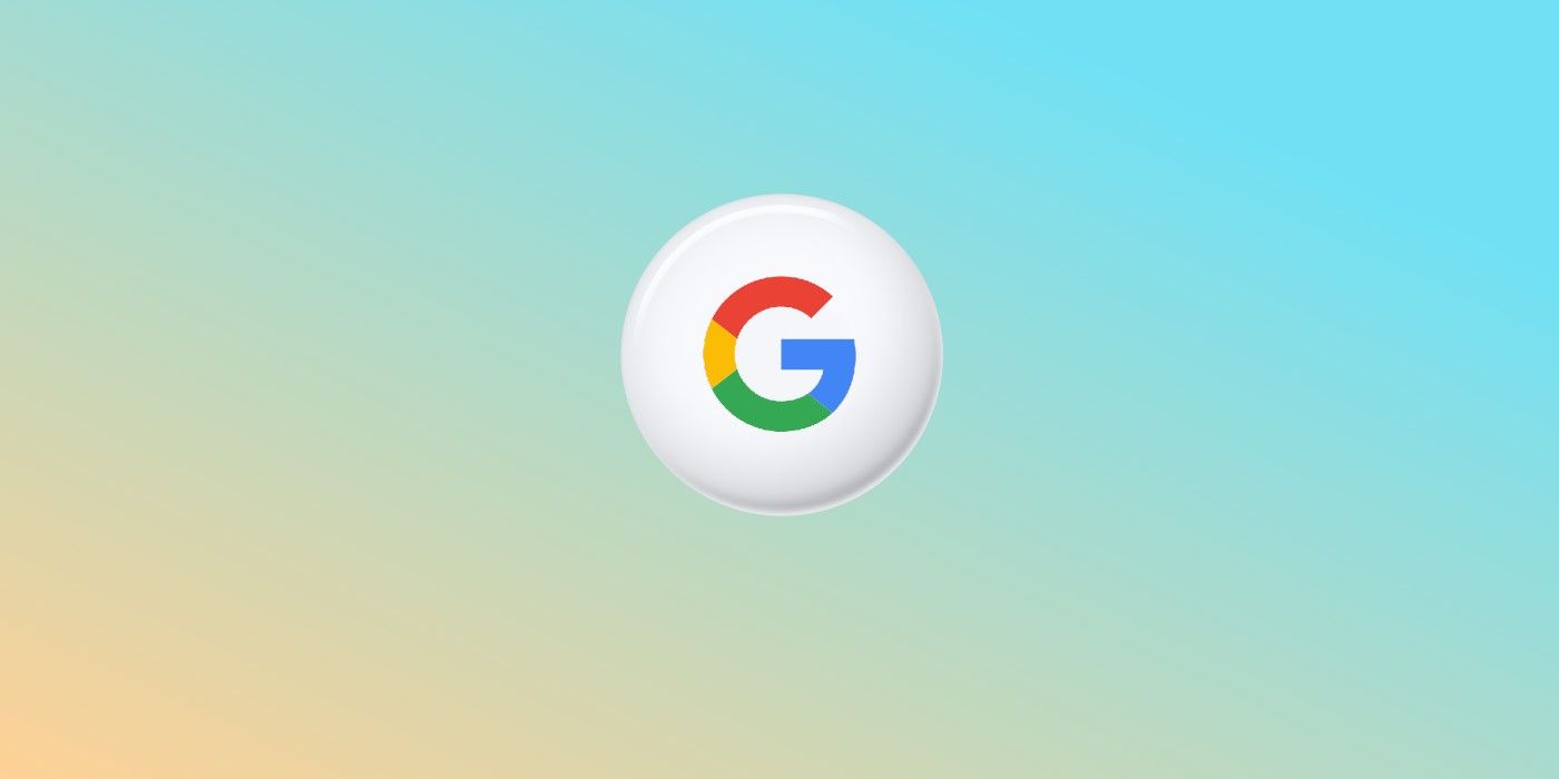 Um rastreador de localização Bluetooth com o logotipo do Google