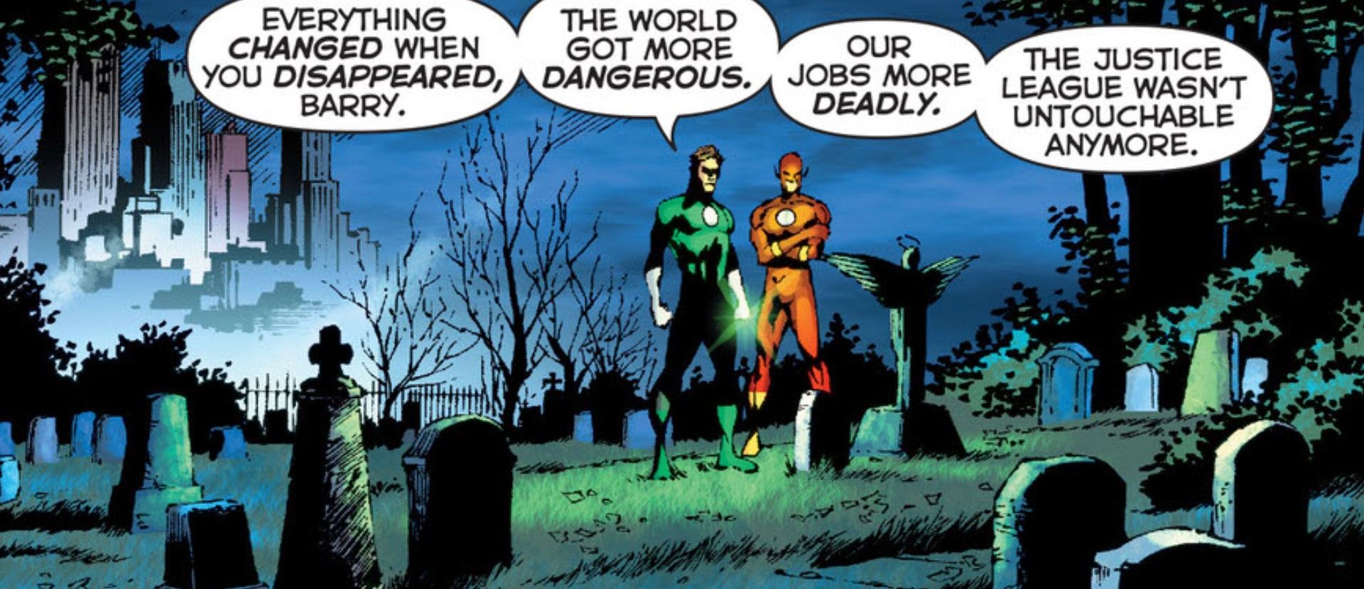 Lanterna Verde Explica Flash Death DC Comics