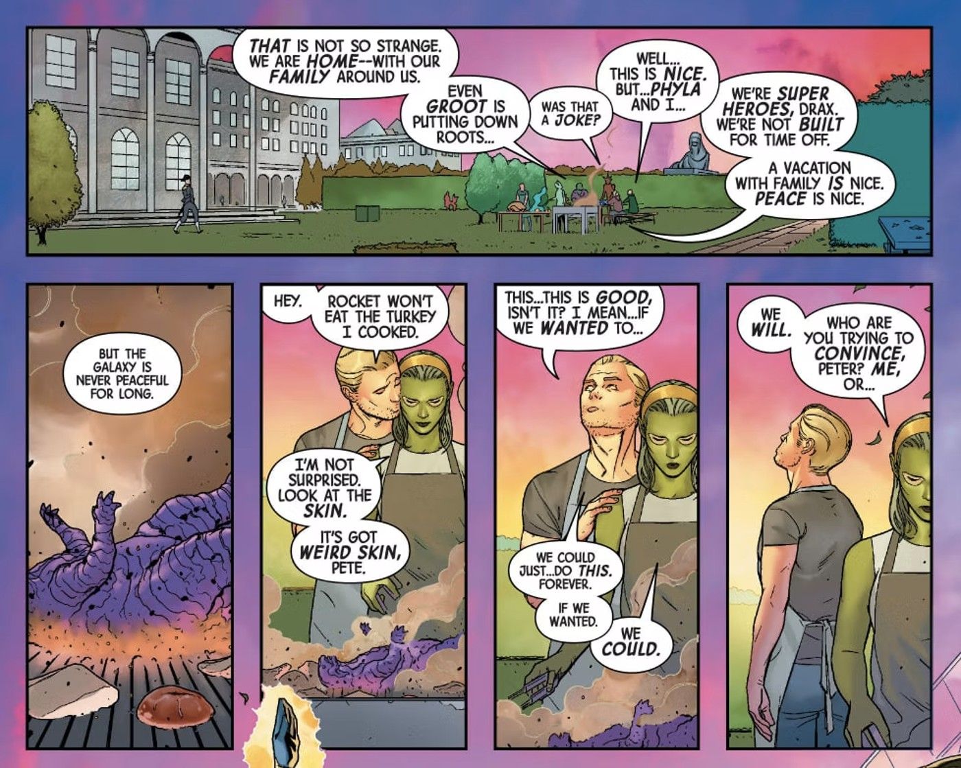 Guardiões Peter Gamora