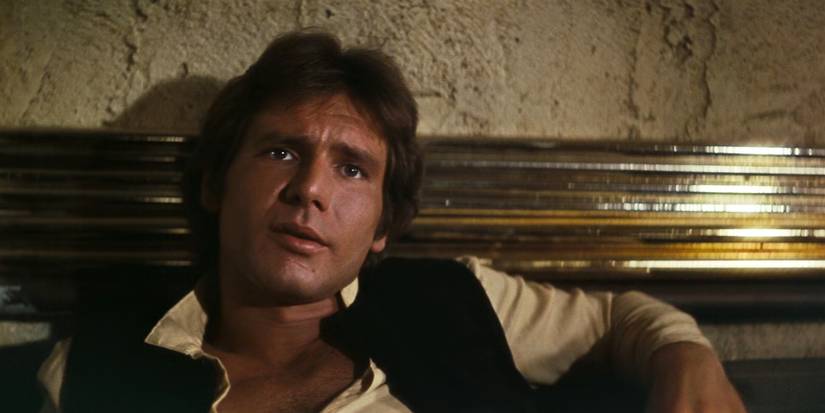 Han Solo (Harrison Ford) looking smug in Star Wars: Episode IV - A New Hope.