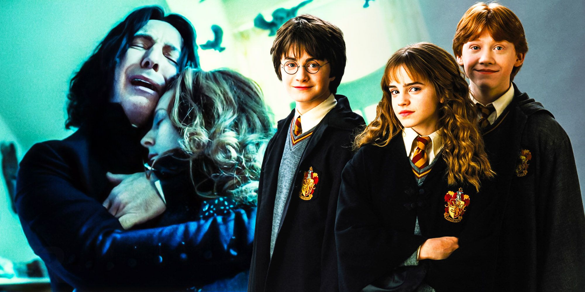 Harry potter hermione ron snape and lily