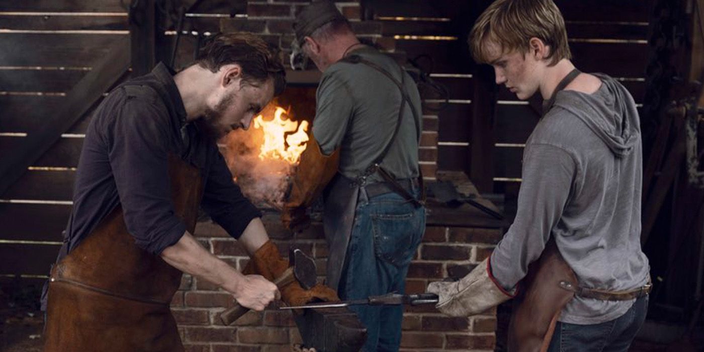 henry becomes a blacksmith in the hilltop colony