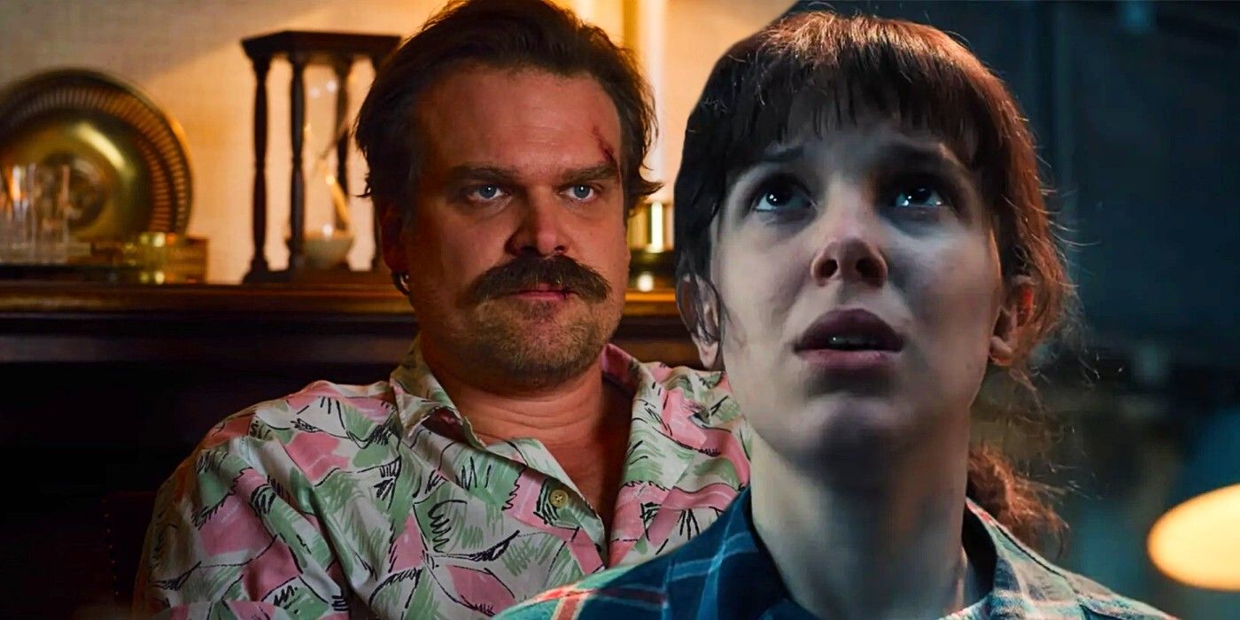 hopper and eleven - stranger things