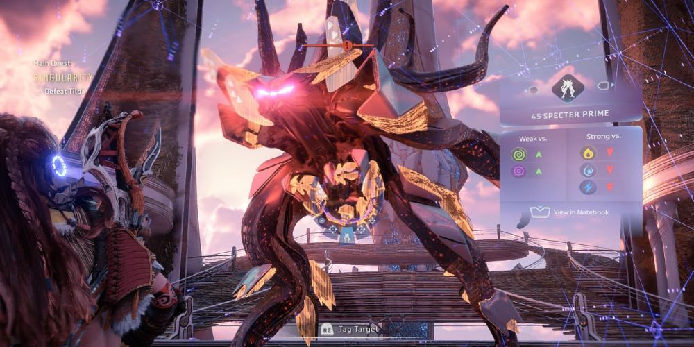 Aloy fights Specter Prime in Horizon Forbidden West