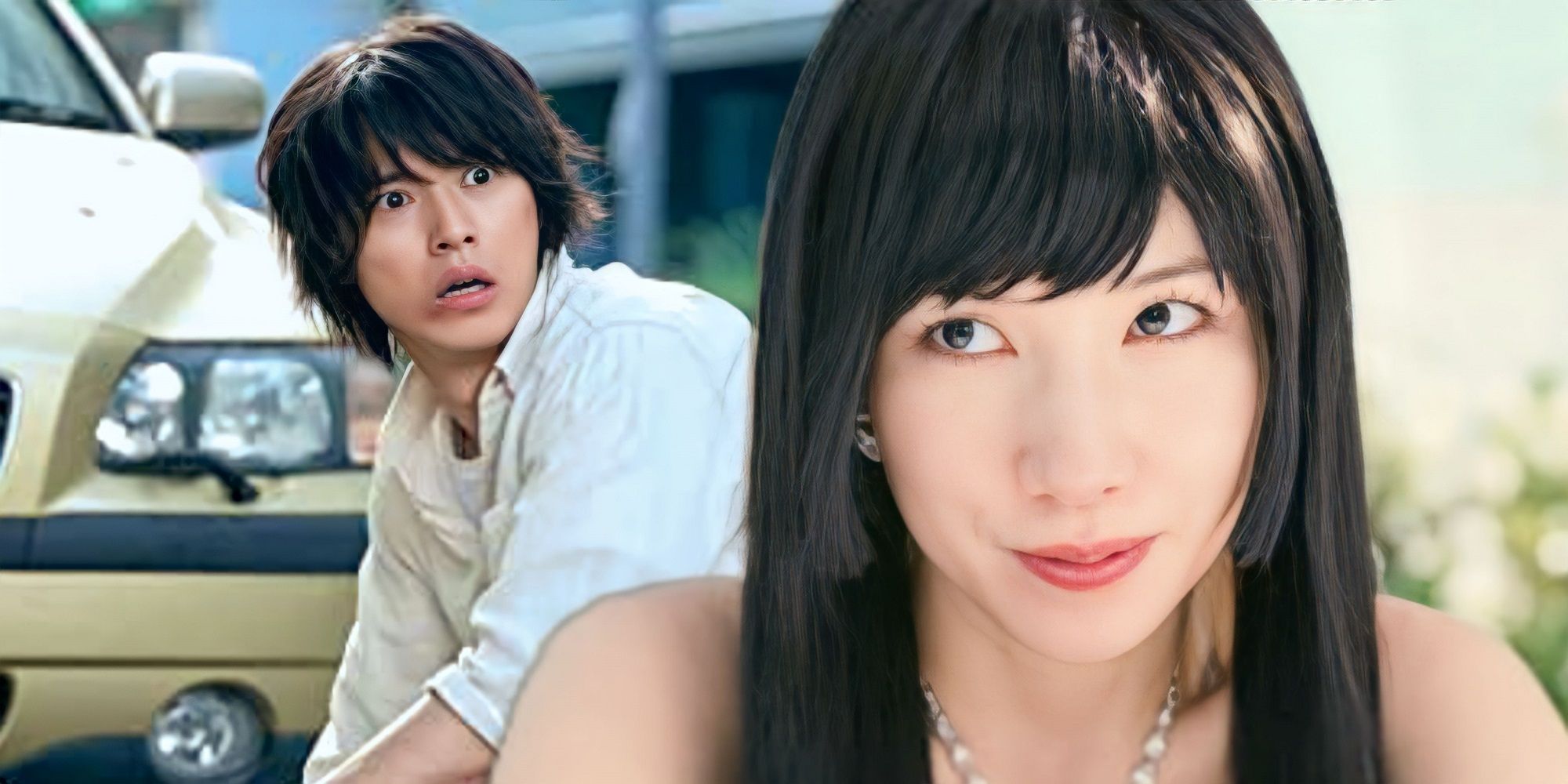 Riisa Naka as changed Mira and Kento Yamazaki as Arisu in Alice In Borderland