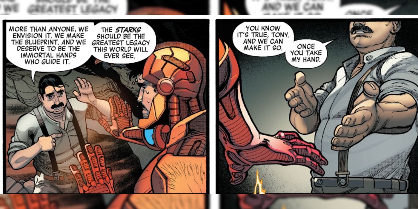 Howard Stark Offers Iron Man Chance To Join Him