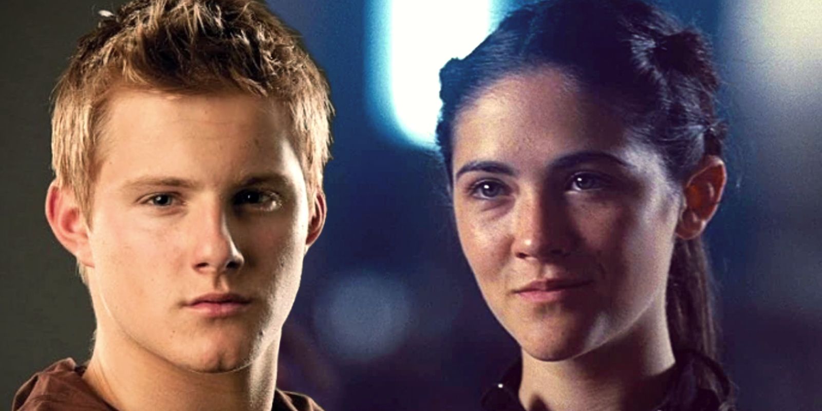 Alexander Ludwig as Cato and Isabelle Fuhrman as Clove in The Hunger Games