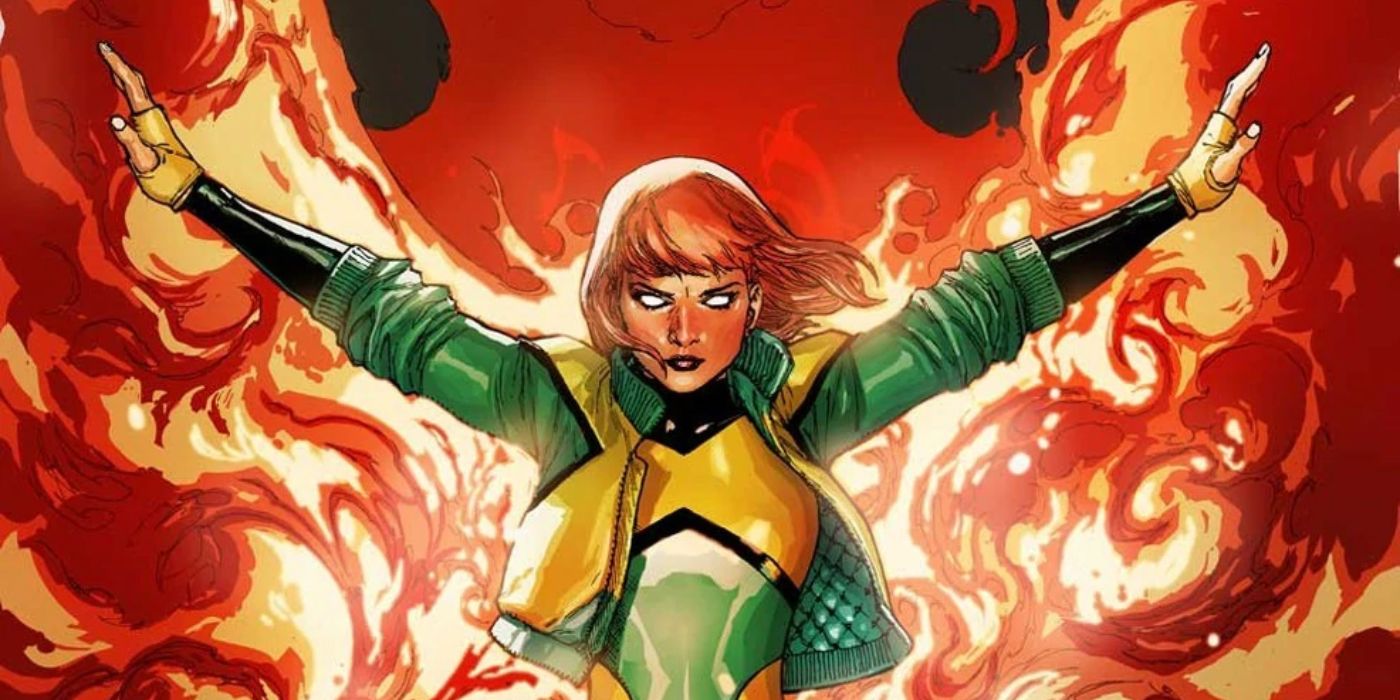 Jean Grey wielding the Phoenix Force in Marvel Comics