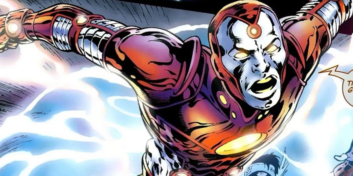 An image of Iron Lad from a Marvel comic.