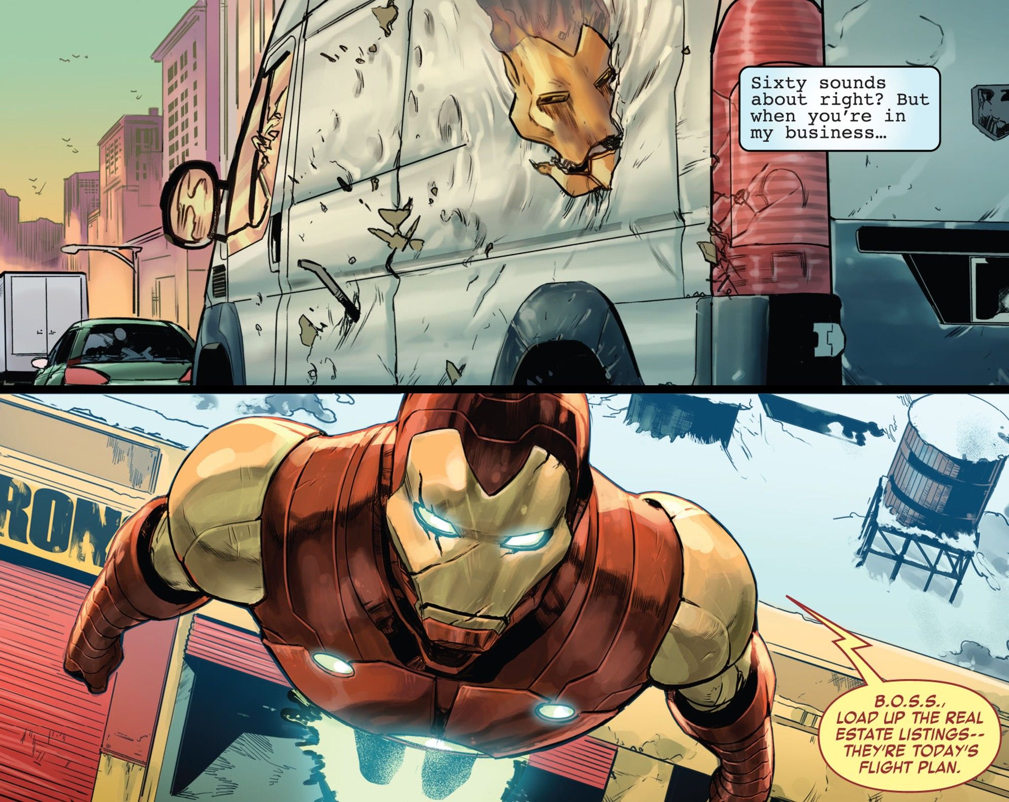 iron man new armor scarred suit
