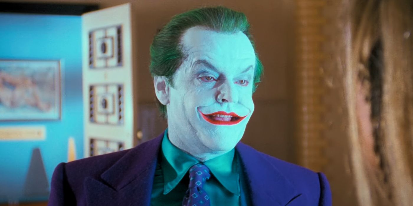 Jack Nicholson as the Joker in Tim Burton's Batman.