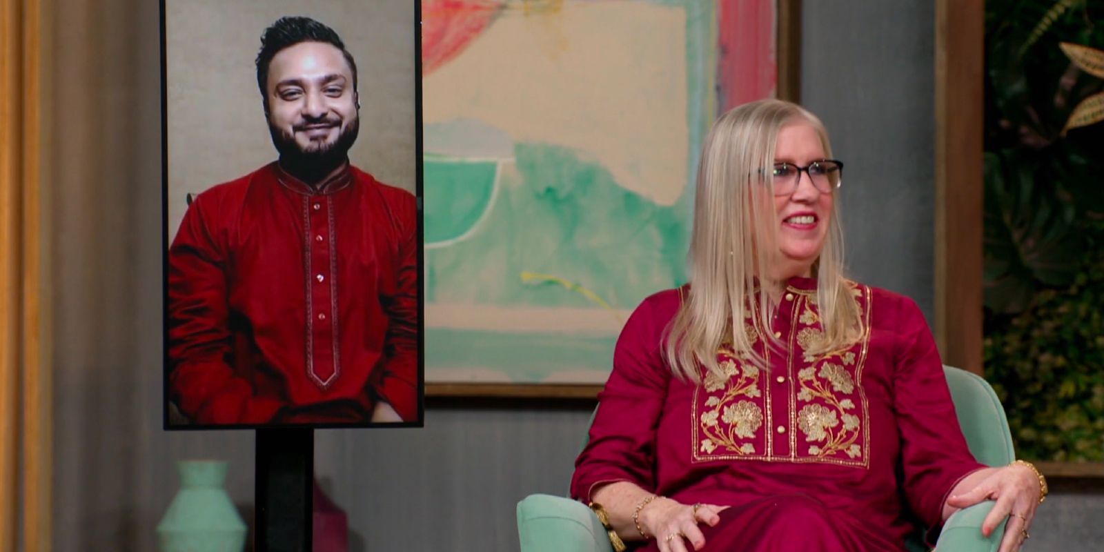 Jenny Slatten and Sumit Singh at the 90 Day Fiancé: Happily Ever After season 7 Tell All