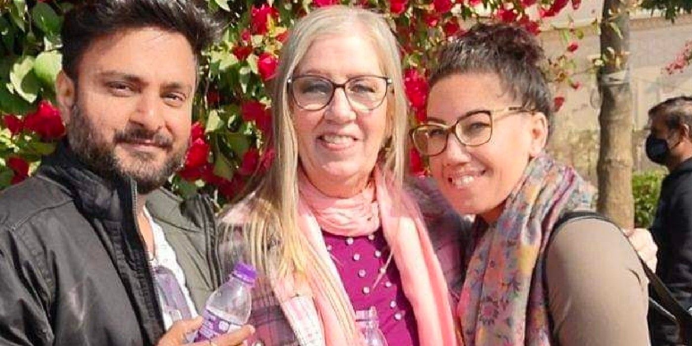 90 Day Fiancé stars Sumit Singh and Jenny Slatten with Jenny's daughter Tina