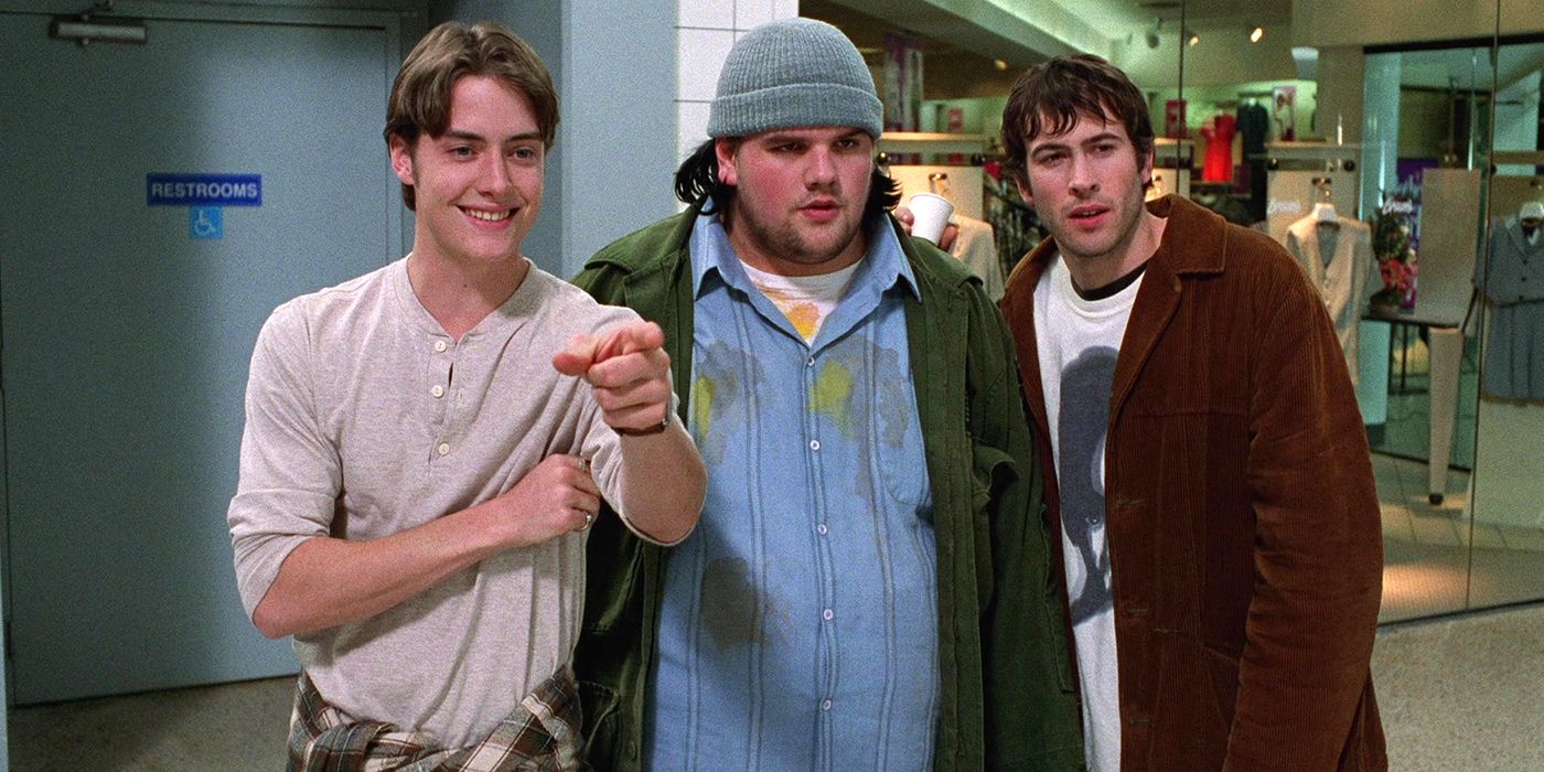 Jeremy London, Ethan Suplee and Jason Lee in Mallrats