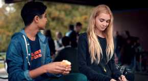 Ginny & Georgia: Young Joe and Georgia at the school