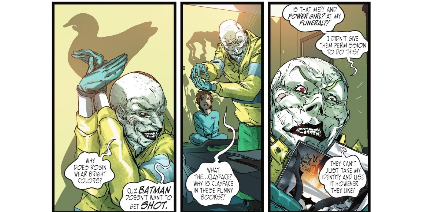 Joker Robin costume joke Man Who Stopped Laughing #4